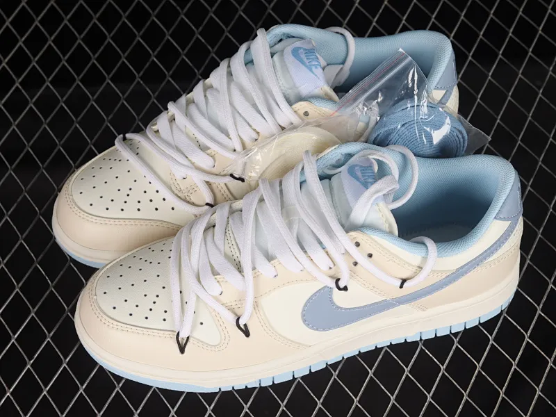 All Categories Nk SB Dunk Series Nk SB Dunk Low Low-top Sneakers Nk Dunk Low Summer Feeling Sea Salt Milk Ice Customized Deconstructed Strap Casual Sneakers DD1503-123